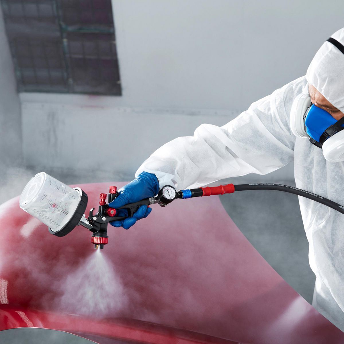 Gravity Feed Spray Gun with Side Fan Control X81270