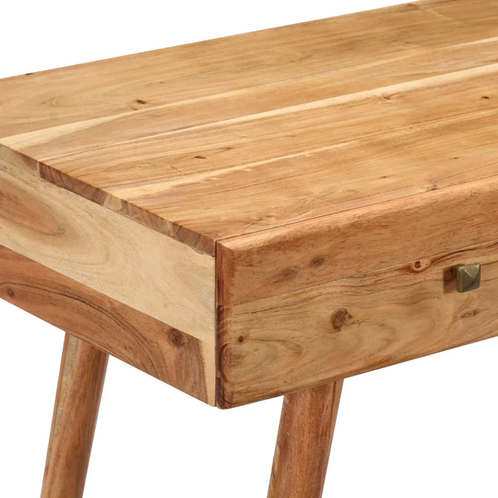 Acacia Wood Writing Desk with 2 Storage Drawers E11224