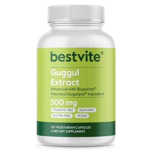 Guggul Extract 500mg 120 Vegetarian Capsules S64761