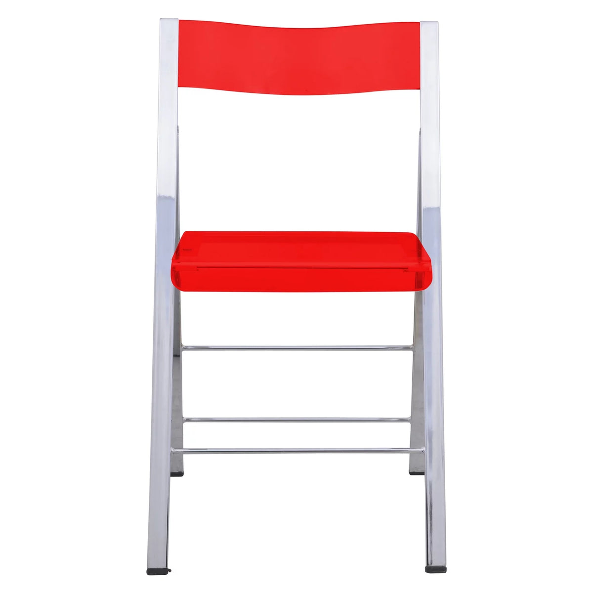 Acrylic Folding Chair Set of 2 N28086