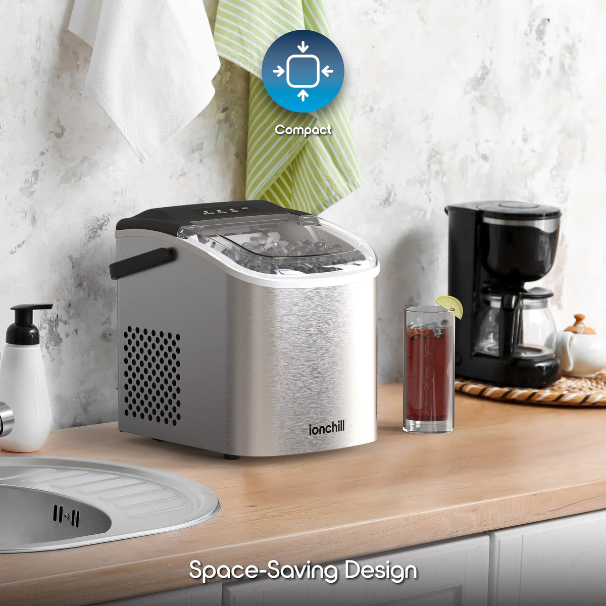 Portable Countertop Bullet Ice Maker I807