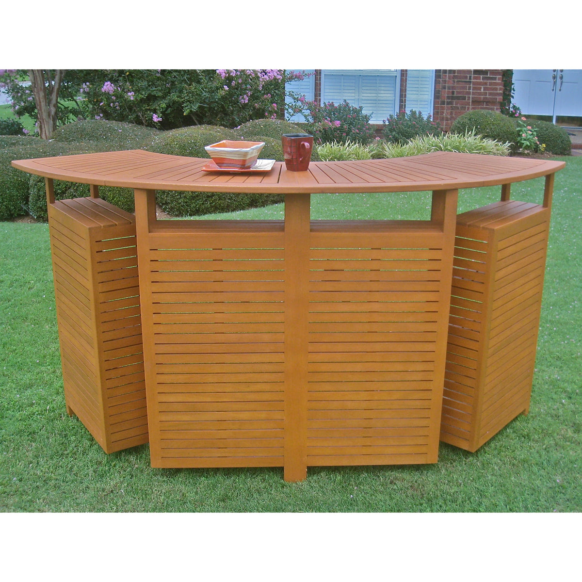 Outdoor Wood Fold Out Bar U1886