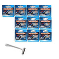 Chrome Handle + Twin Pivot Plus Razor Cartridges with Lubricating Strip 10 ct A71286