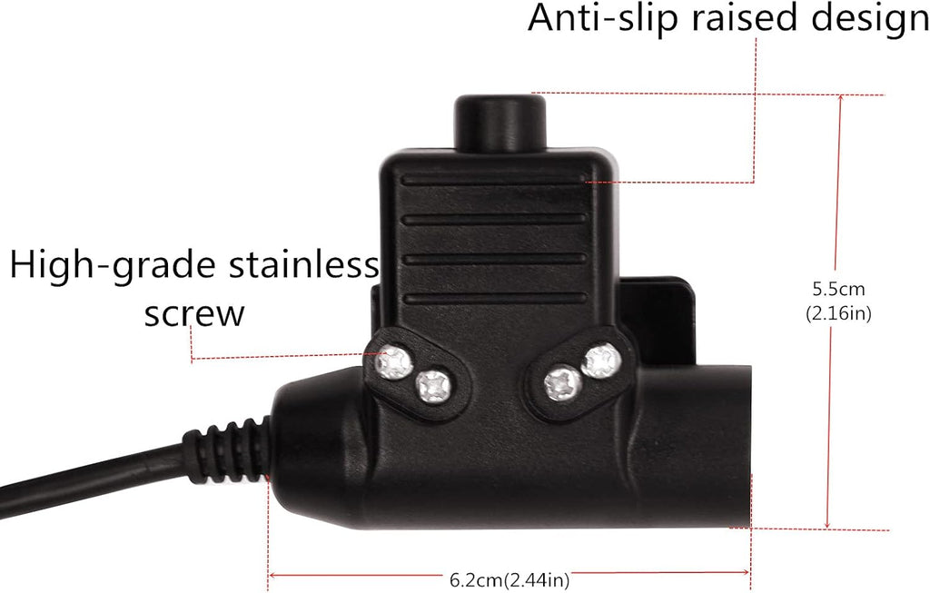 2 Pin PTT Tactical Adapter Connector I203073