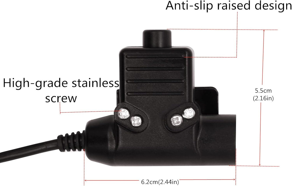 2 Pin PTT Tactical Adapter Connector I203073