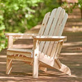 Wood Folding Adirondack Chair Natural P8195