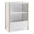 Wood Youth Bookcase in Natural and White F872033