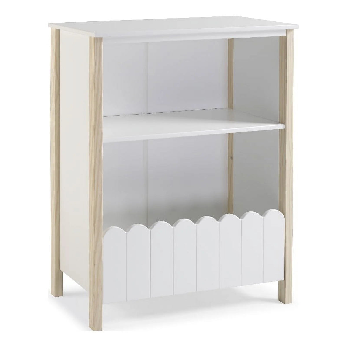 Wood Youth Bookcase in Natural and White F872033