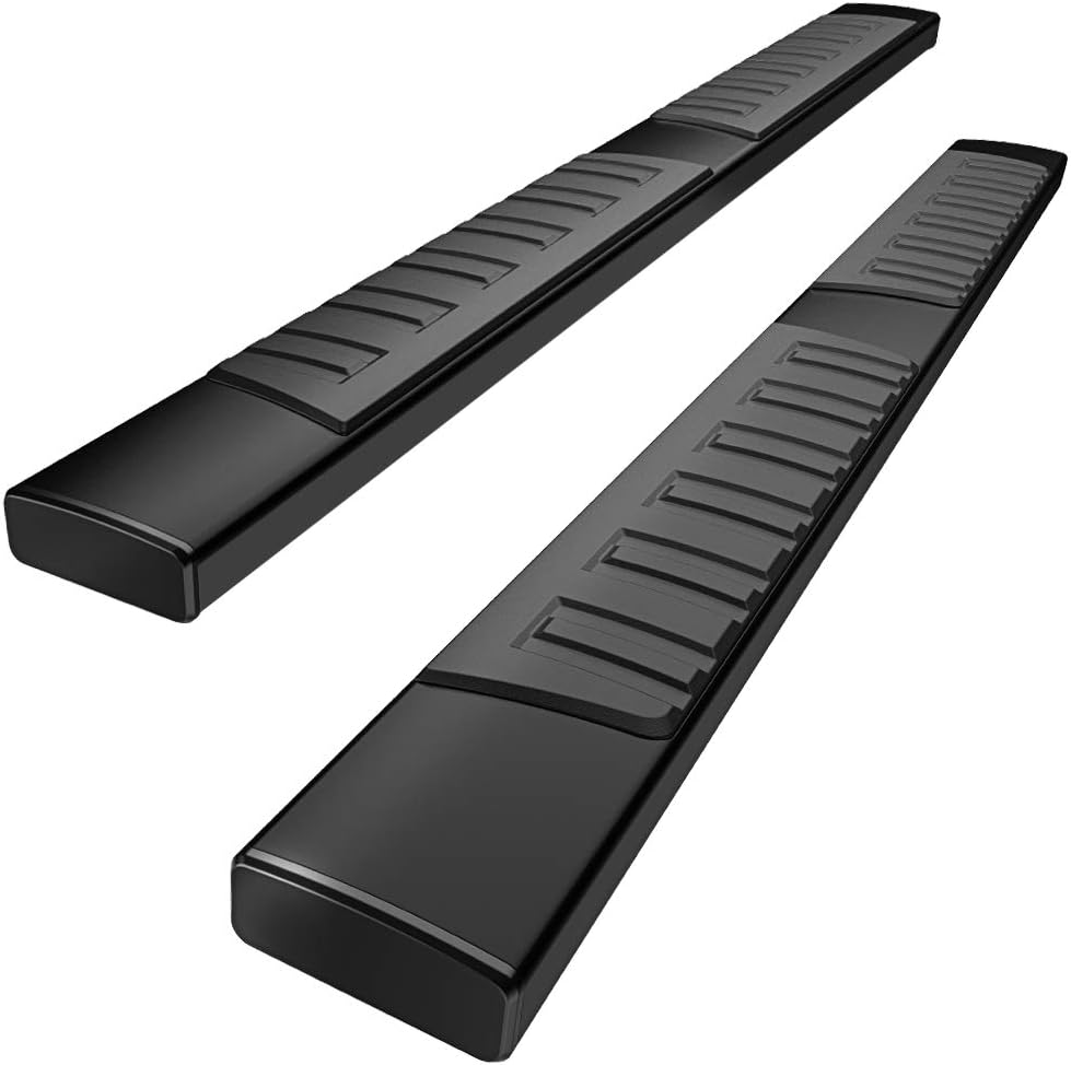 6 inch Black Textured Aluminum Running Boards J1738