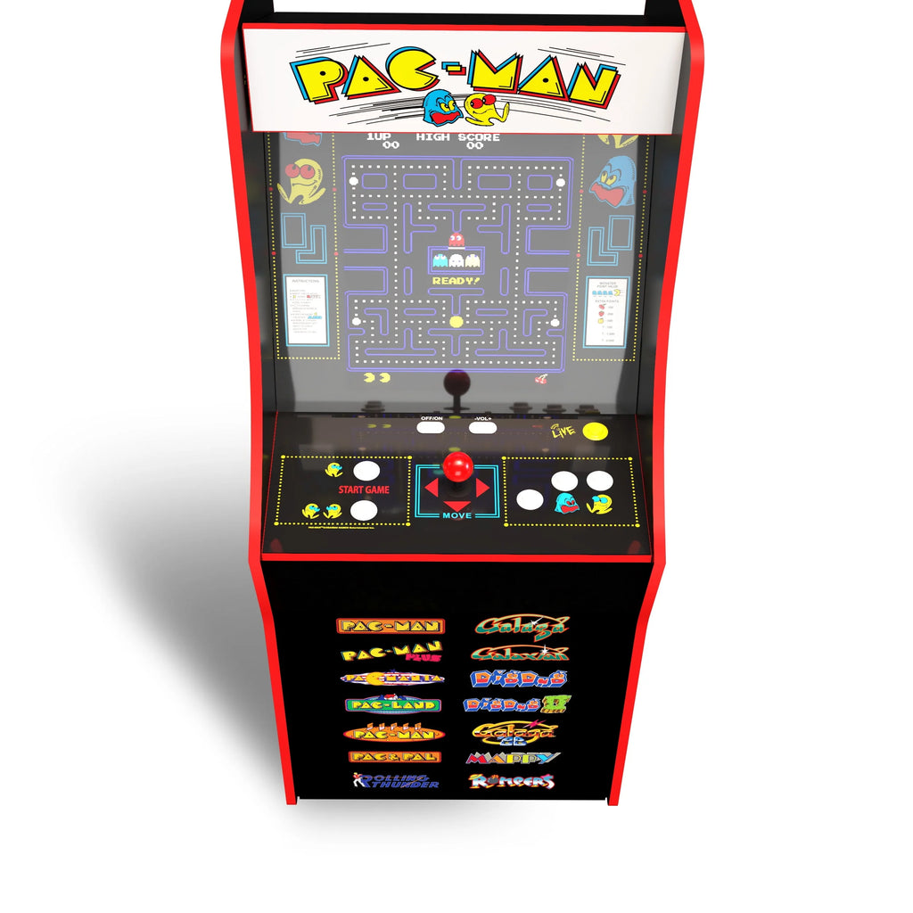 4 Feet Tall Stand-Up Arcade Game with 14 Classic Games and 17-Inch Screen E965