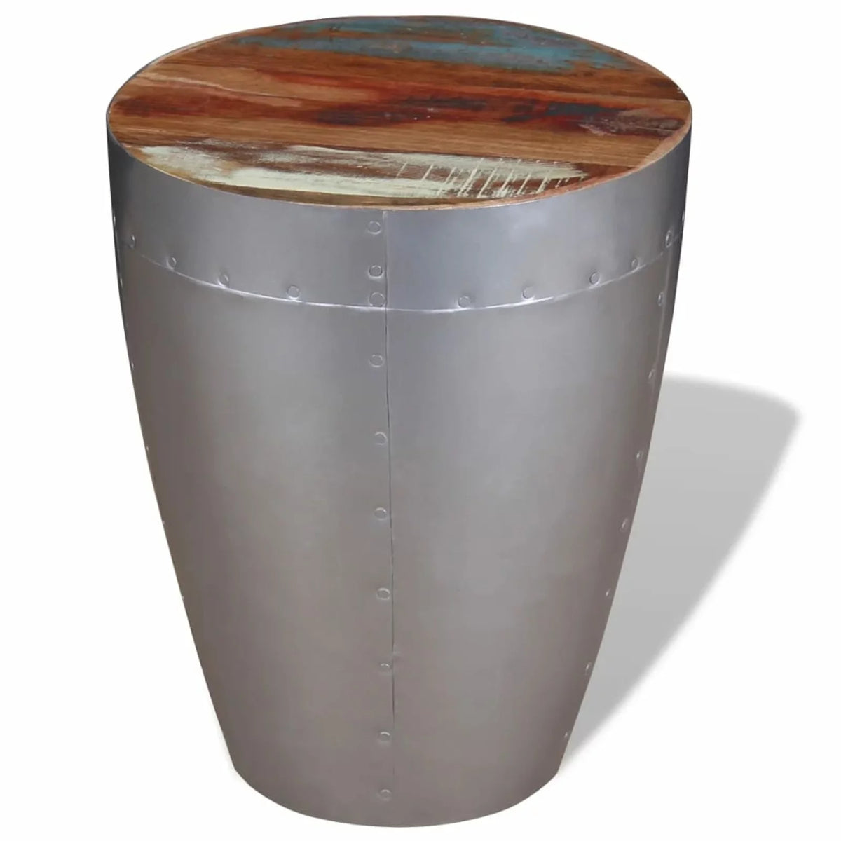 Aviator Stool Solid Reclaimed Wood A947