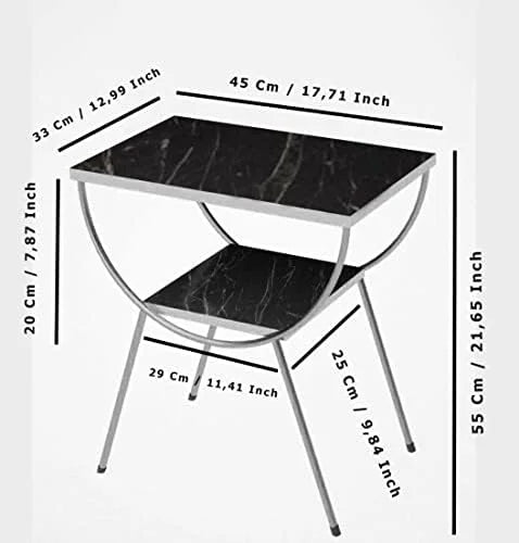 White Marble Nightstand with Gold Metal Legs L610