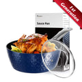 Induction Saucepan with Lid 20cm 1.8L Non Stick Aluminum Ceramic Coating H58575