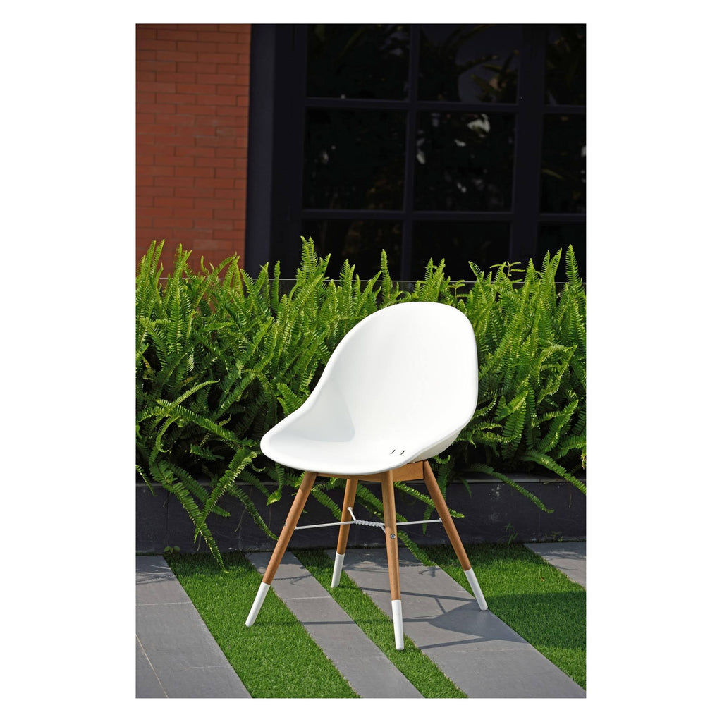4pk Eucalyptus Patio Dining Armchair Set Teak Finish K7965