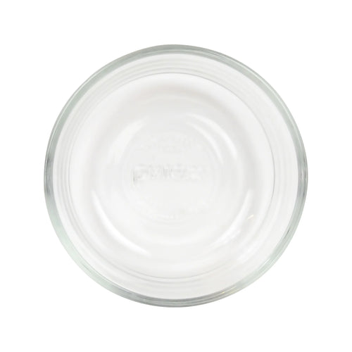 1-Cup Clear Round Glass Food Storage Bowl with Lid 4-Pack W9123