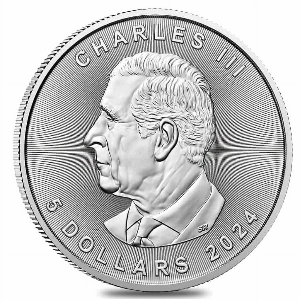 1 oz Canadian Silver Maple Leaf Coin D3440