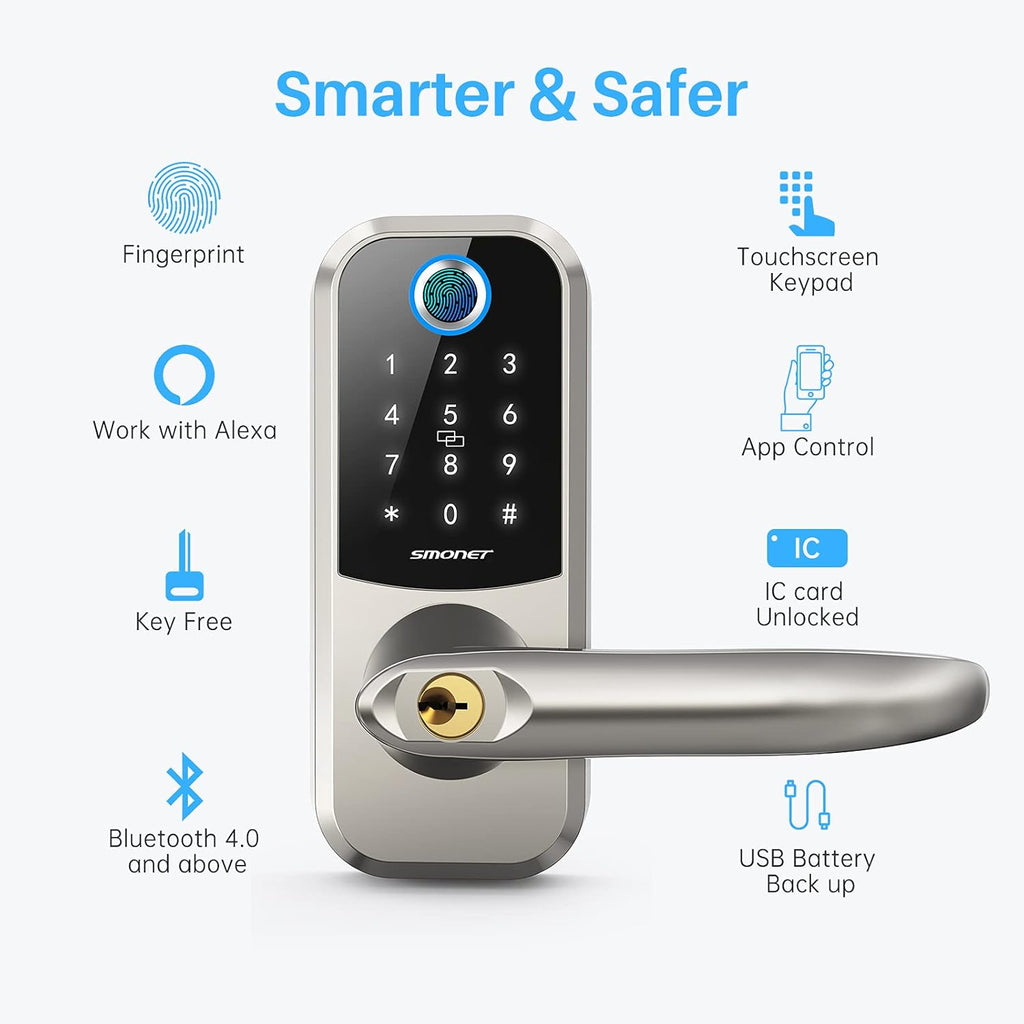 Fingerprint Door Lock with Keypad U79617