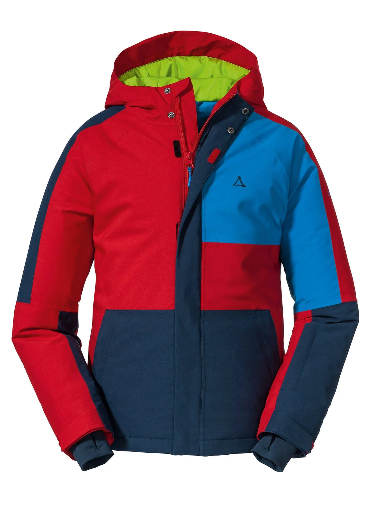 Boys Ski Jacket Blue Red Z594