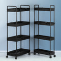 4 Tier Slim Storage Cart with Wheels, 2 Pack E36510