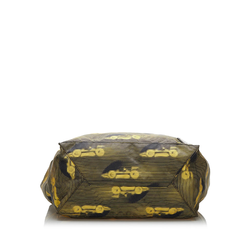Yellow Nylon Satchel F202495