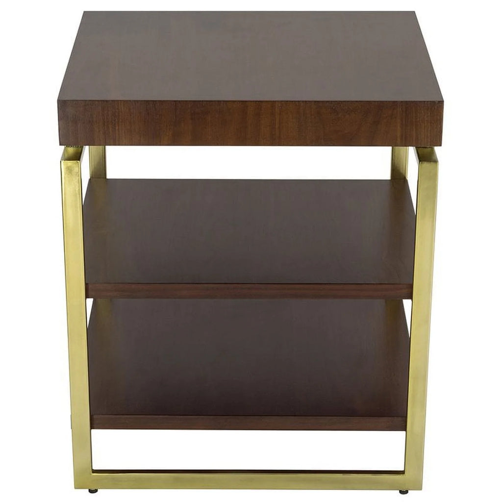 Chairside Table Rich Nut Brown X874