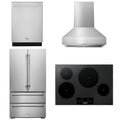 30 Induction Cooktop, Range Hood, Refrigerator, Dishwasher T148