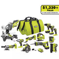 18V Cordless 12-Tool Combo Kit with Battery and Charger S4425