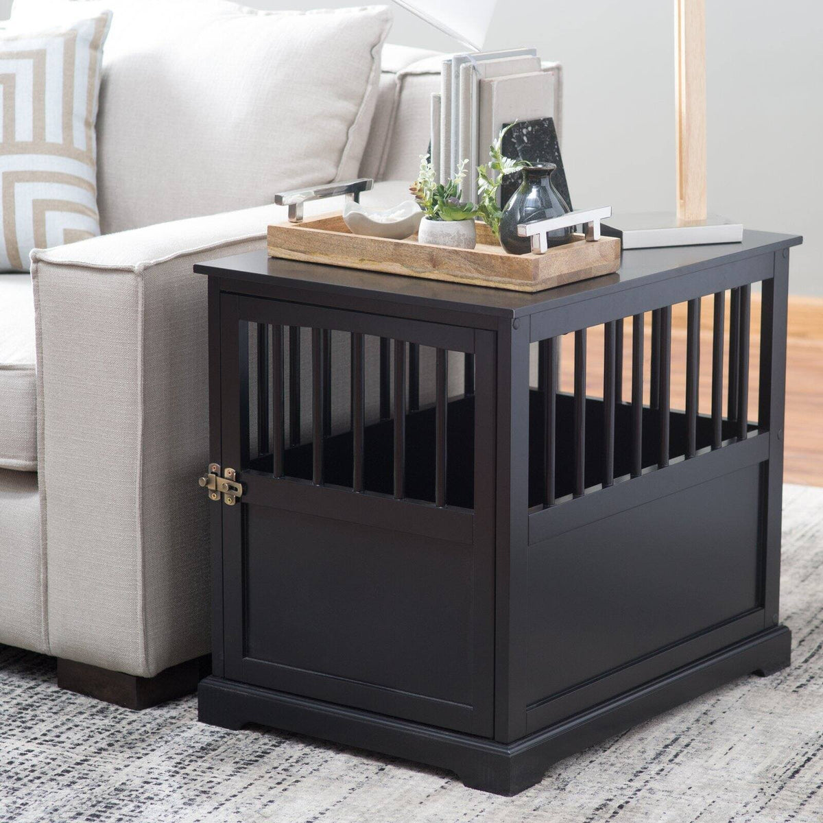 Black Medium Pet Crate N69684