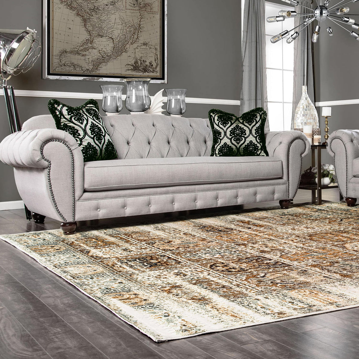 Multi-Colored Area Rug 5' X 8' E411535