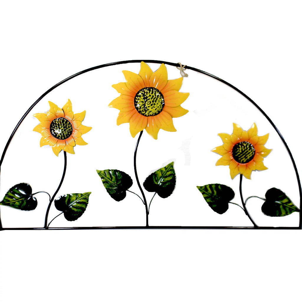 Sunflower Metal Yard Stake P66749
