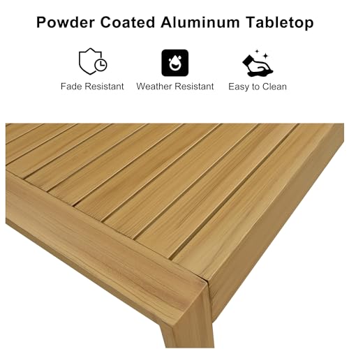 3 Pieces Outdoor Counter Height Bar Stools Set J694