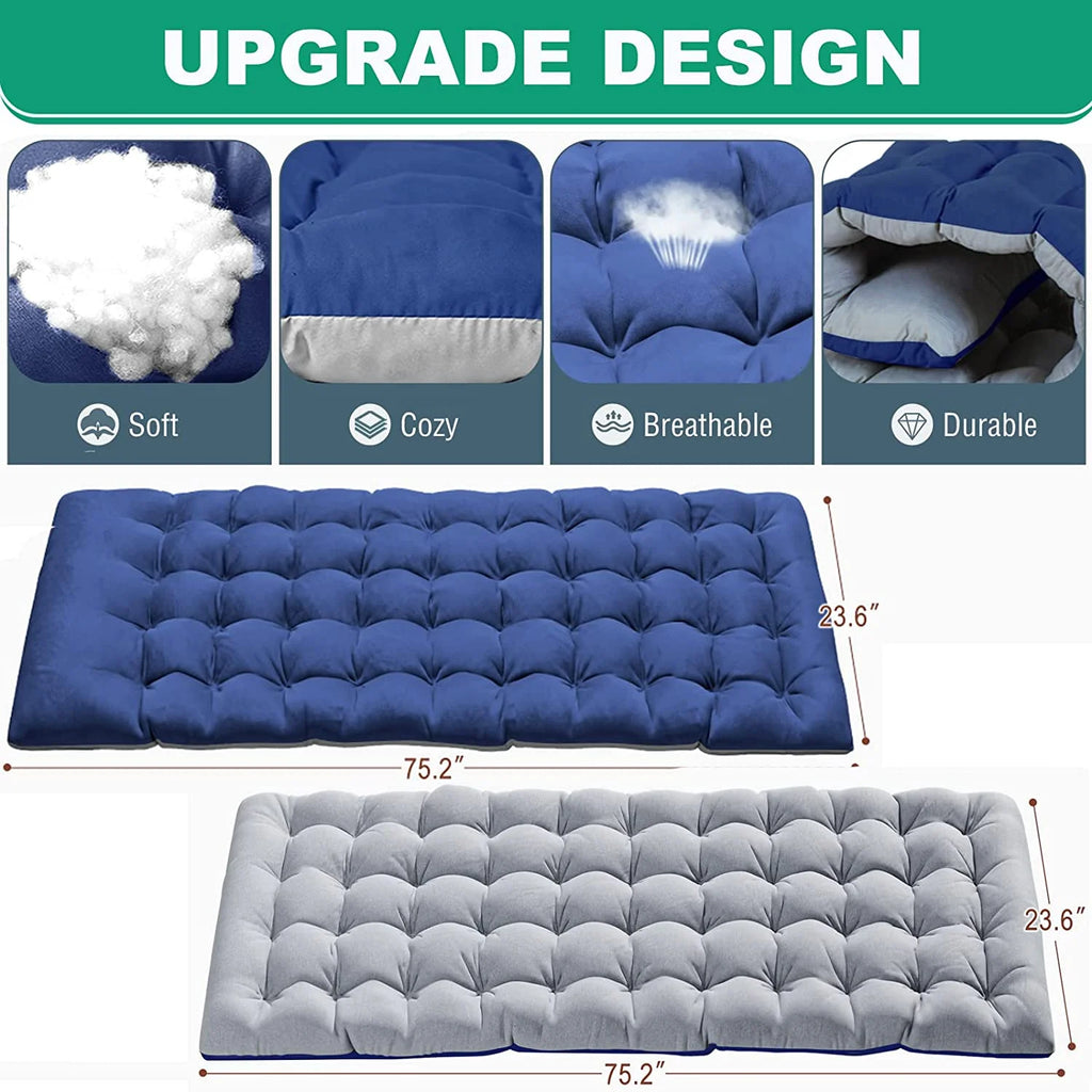 Folding Camping Cot with Cushion & Pillow G894493
