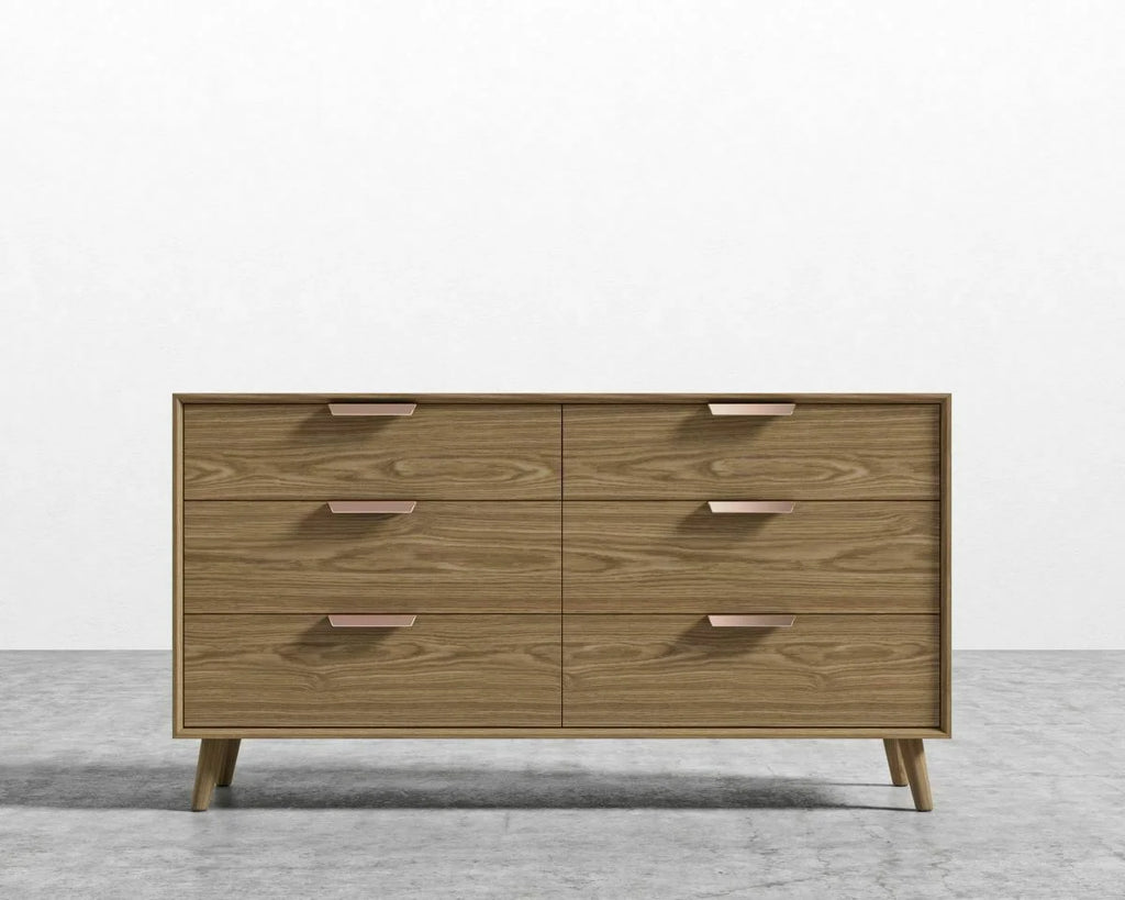 Walnut Veneer Wide Dresser O690900