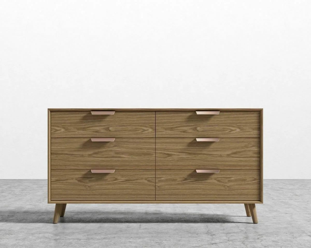 Walnut Veneer Wide Dresser O690900