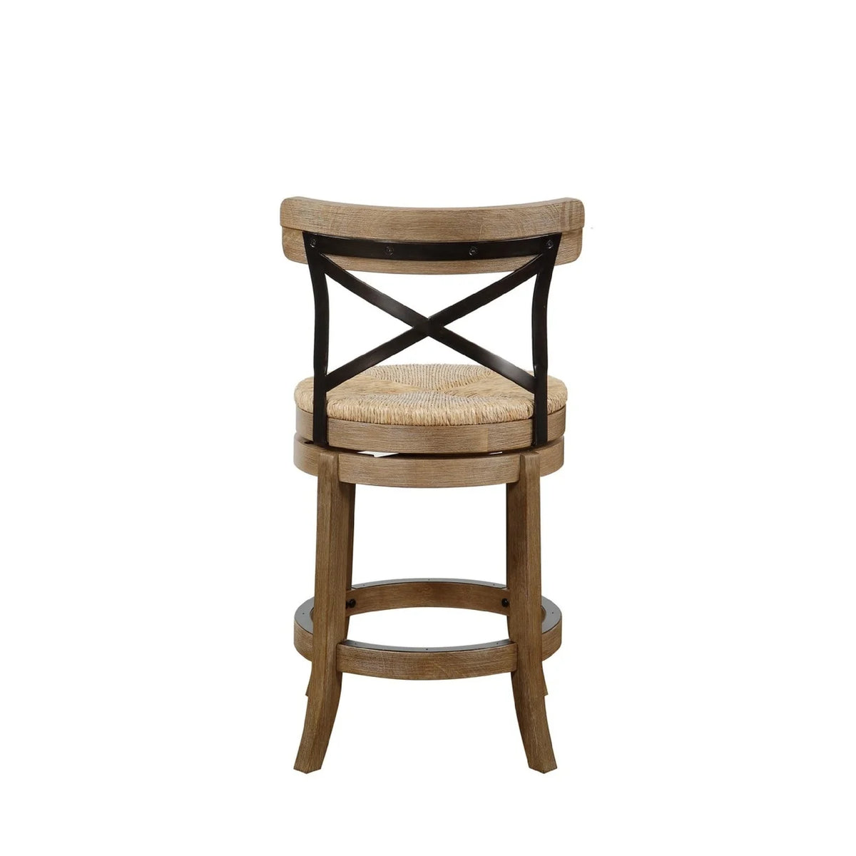 24 Inch Wood Swivel Counter Stool Z98014