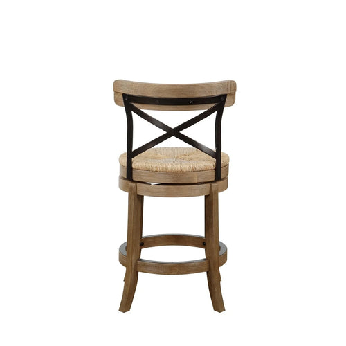 24 Inch Wood Swivel Counter Stool Z98014