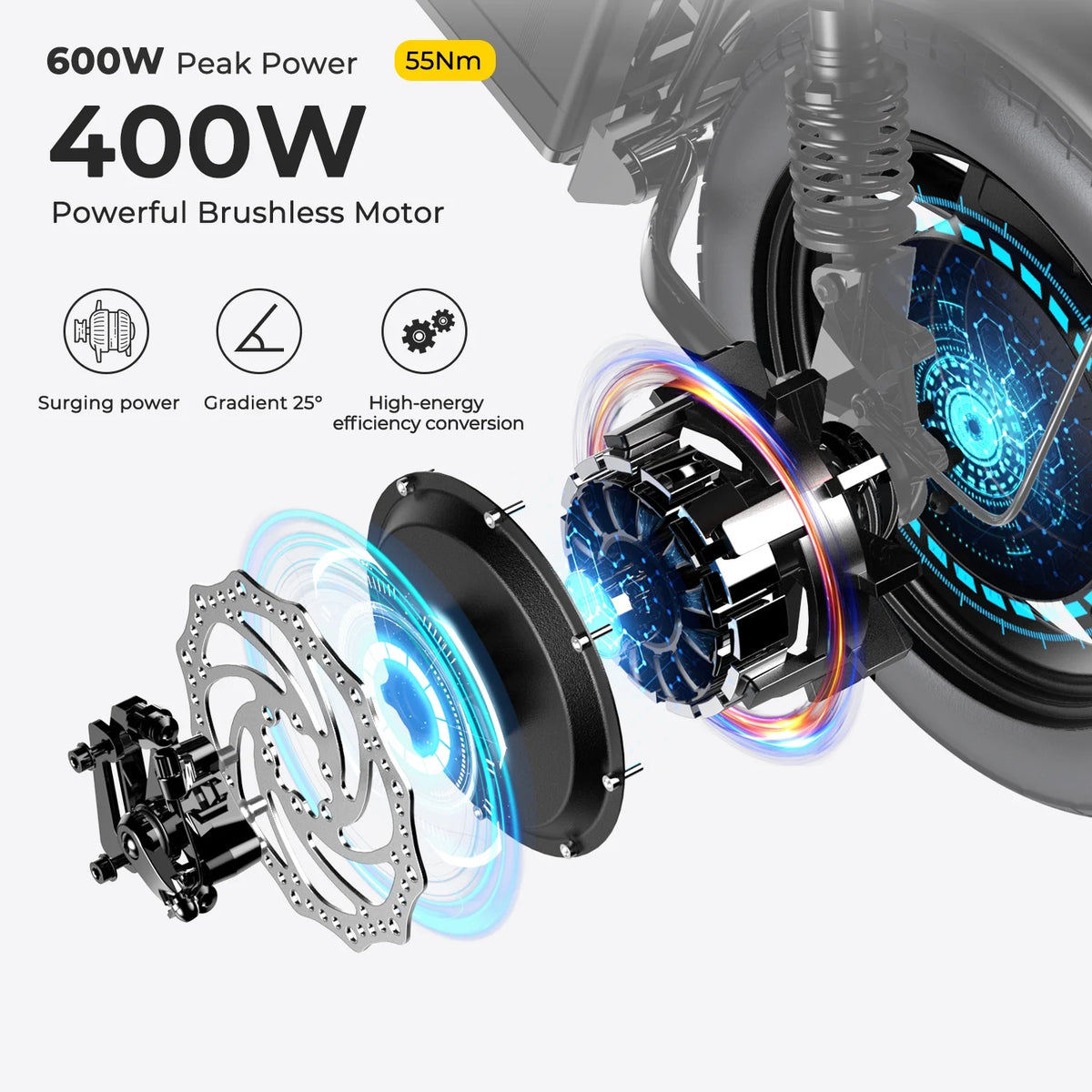 Folding Electric Bike 400W 48V 13Ah Z73178