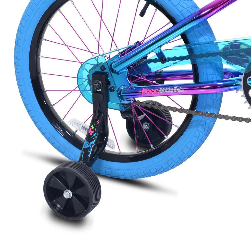 Blue/Purple Girl's Bike E8309