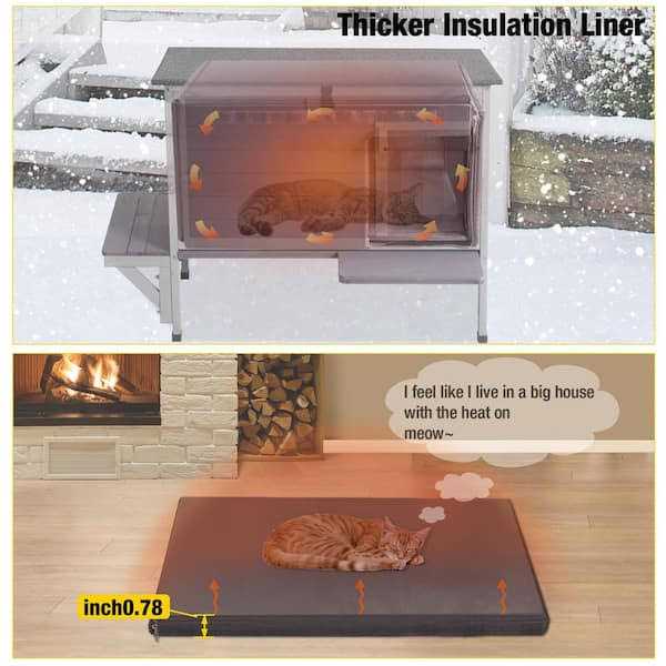 Insulated Outdoor Cat House J346