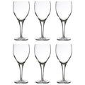 Red Wine Glasses 6-Pack Clear Glass J8739