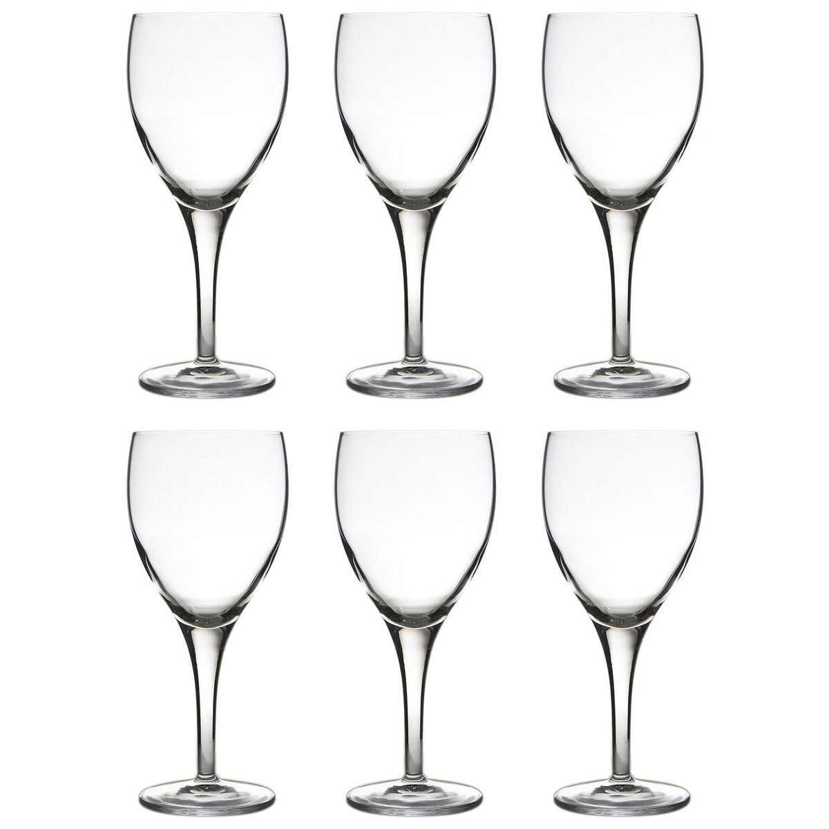 Red Wine Glasses 6-Pack Clear Glass J8739