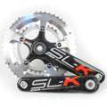 Carbon Road Bike Crankset 50/34 10 Speed 175mm Silver Q5842