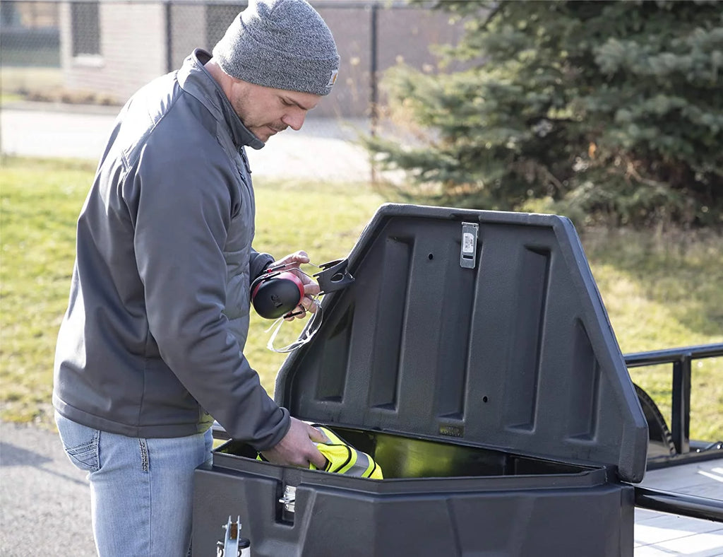 Black Truck Tool Cargo Storage Box D350