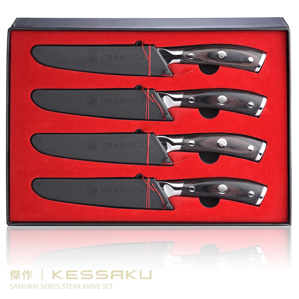 5-Inch Forged High Carbon Stainless Steel Steak Knife Set A57141