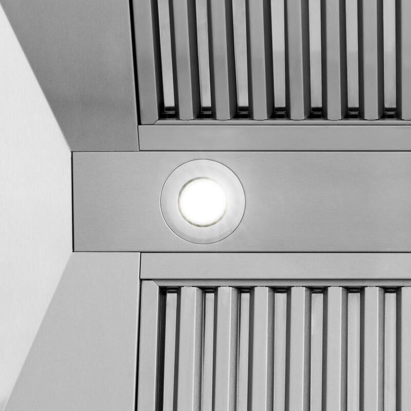 36 in. 700 CFM Ducted Wall Mount Range Hood Stainless Steel Z121