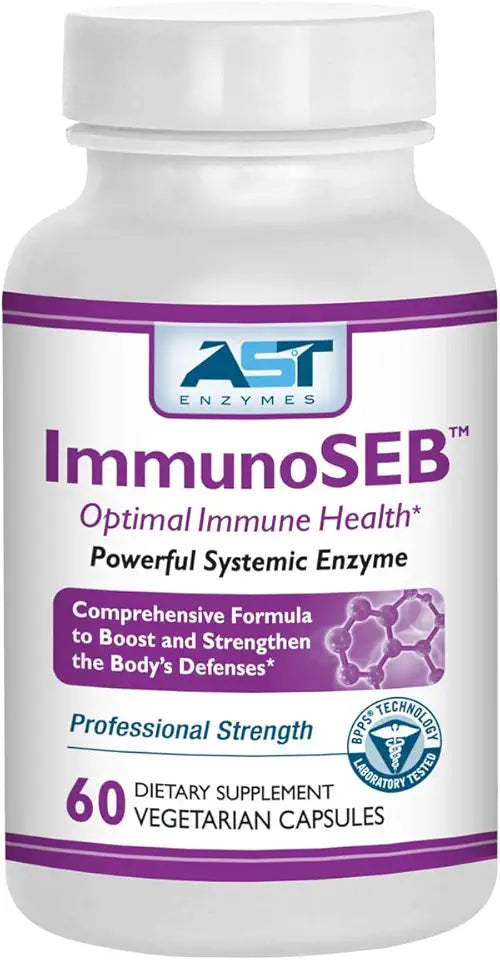 60 Vegetarian Capsules Immune Health Systemic Enzymes G503