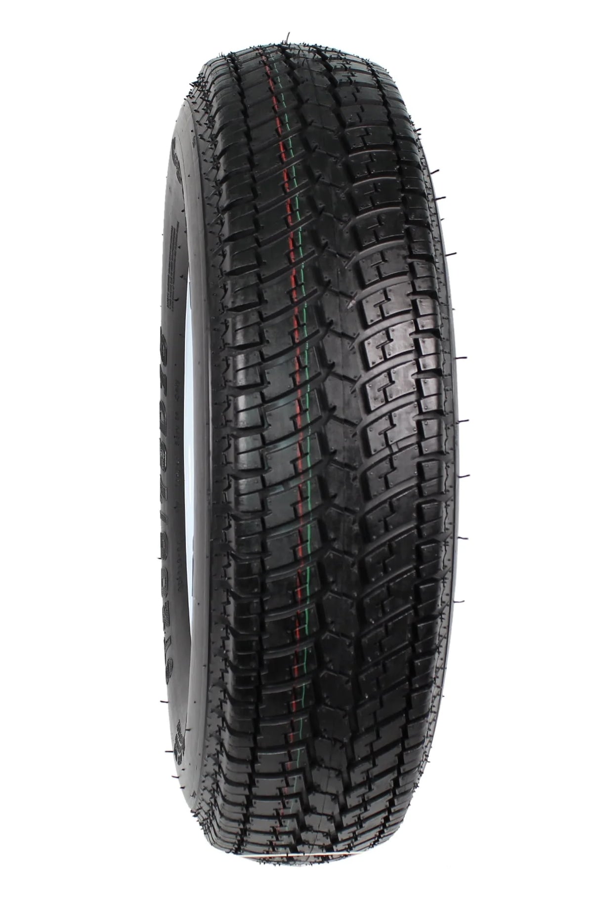 2-Pk Trailer Tire On Rim ST205/75D15 5 Hole White Spoke Wheel M592