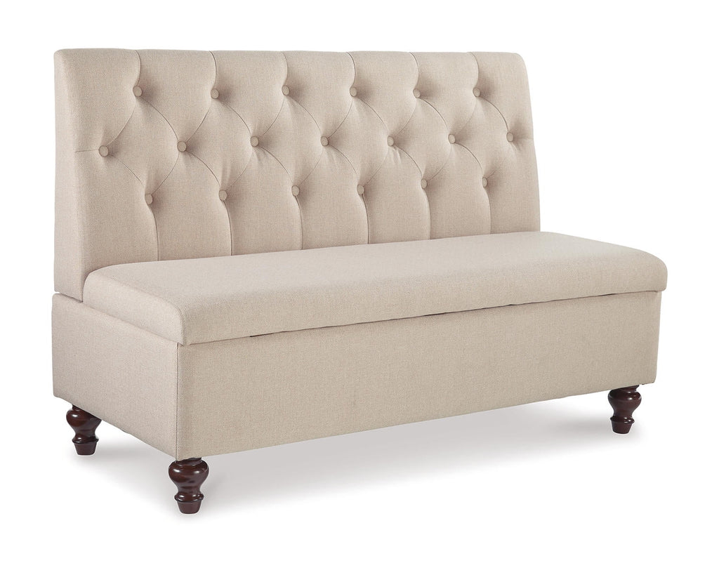 Light Beige Entryway Storage Bench Z6554