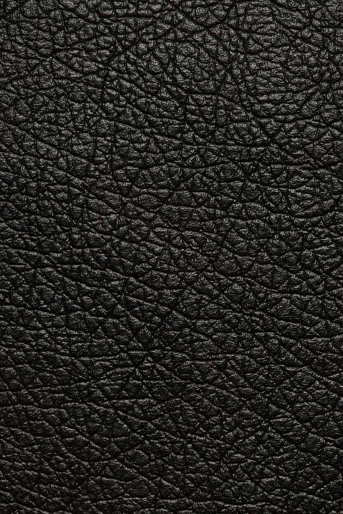Black Refillable Leather Compact Case D77347
