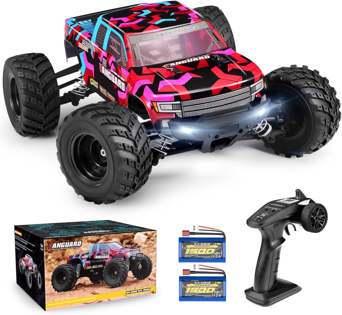 1:12 Scale 4X4 Off-road RC Truck 38 km/h T298